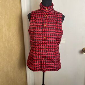 Red and Black Madison Vest